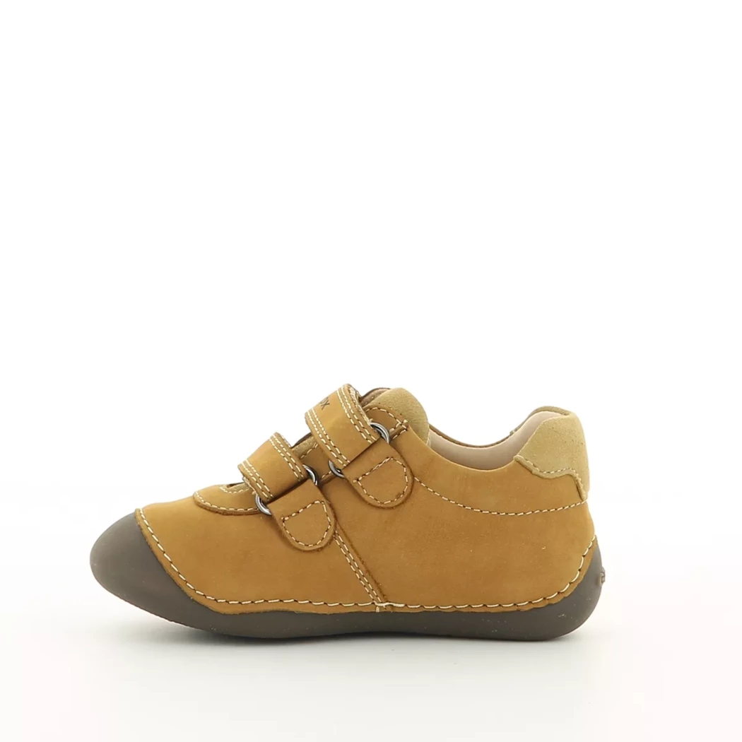 Image (4) de la chaussures Geox - Bottines Cuir naturel / Cognac en Cuir nubuck