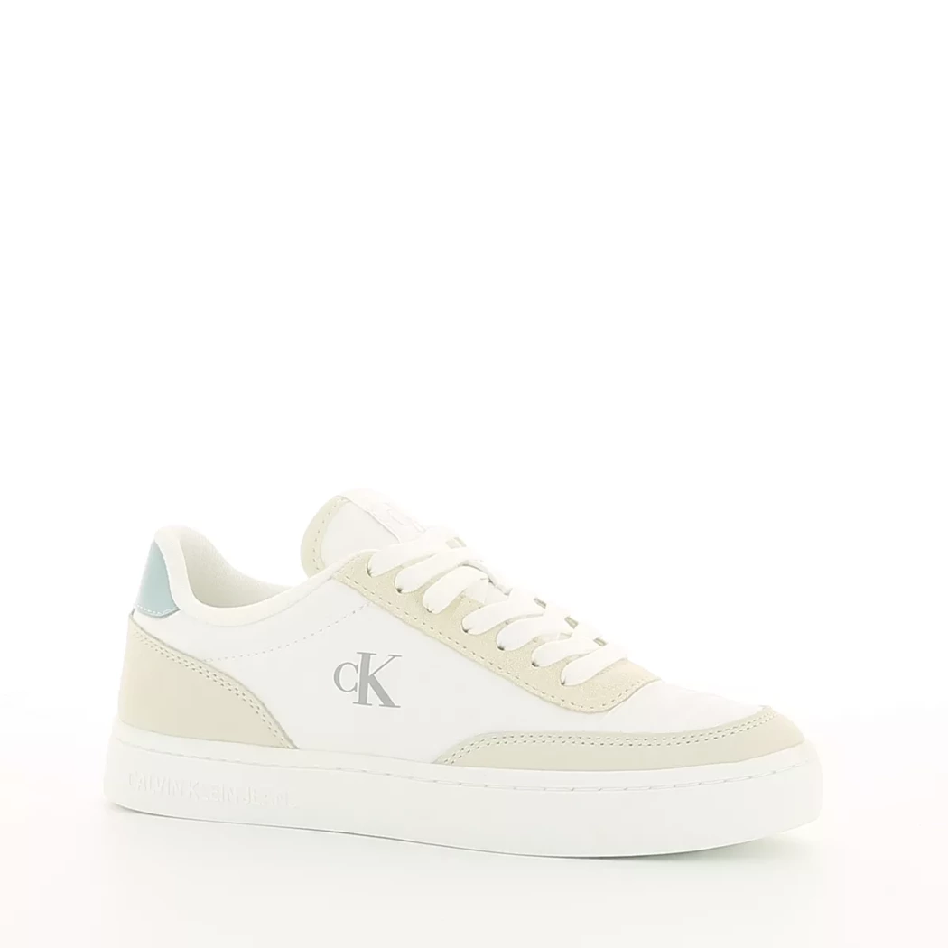 Image (1) de la chaussures Calvin Klein - Baskets Blanc en Cuir nubuck