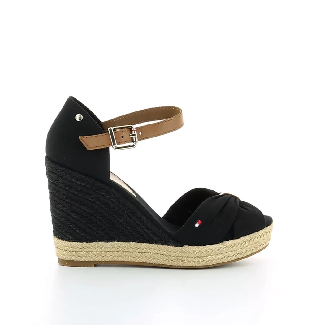 Image (2) de la chaussures Tommy Hilfiger - Sandales et Nu-Pieds Noir en Textile