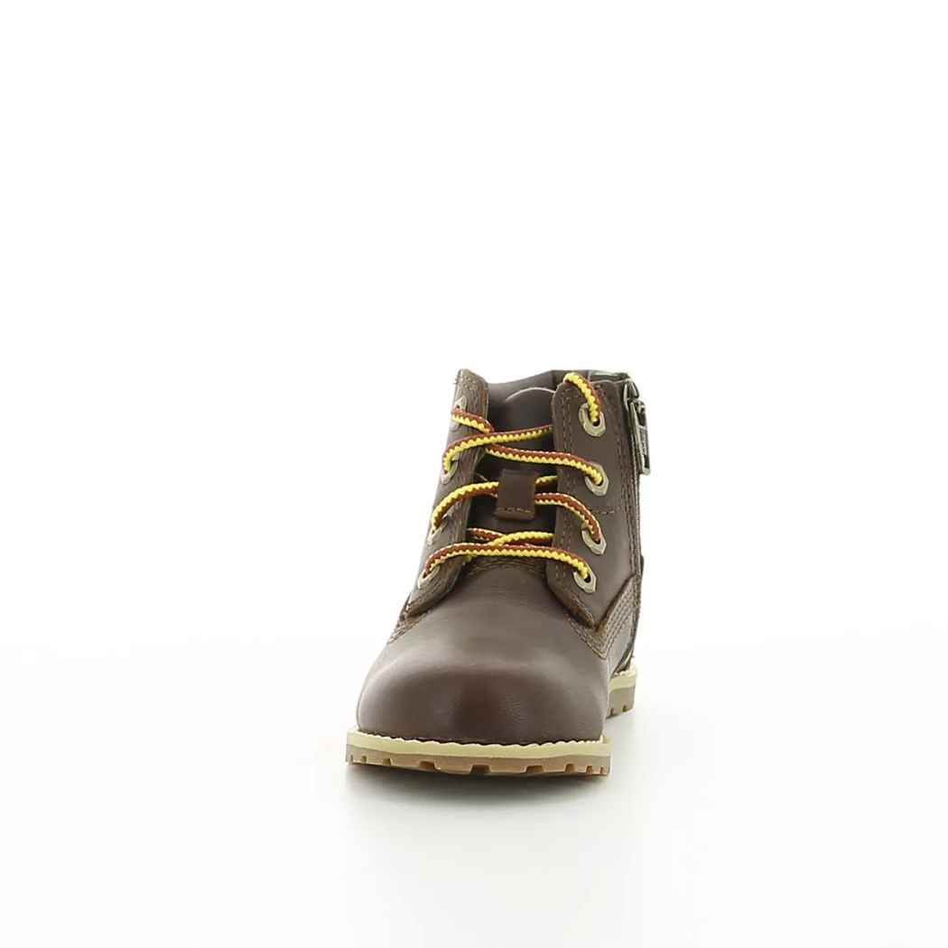 Image (5) de la chaussures Timberland - Bottines Marron en Cuir