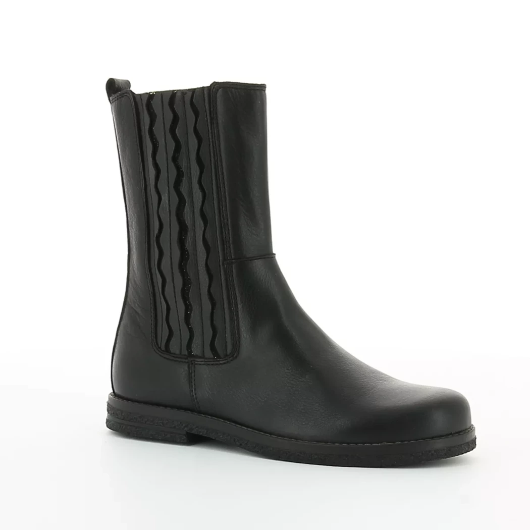 Image (1) de la chaussures Little David - Boots Noir en Cuir