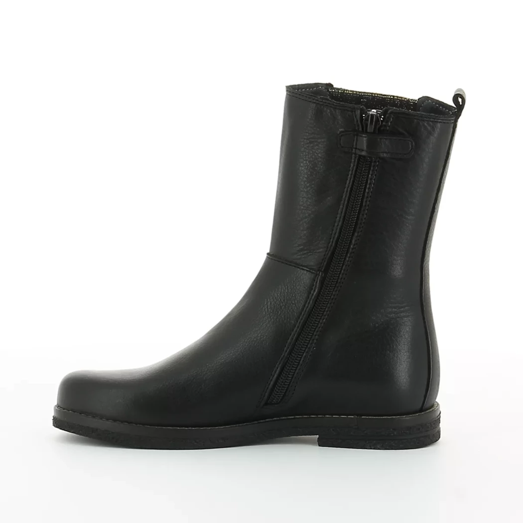 Image (4) de la chaussures Little David - Boots Noir en Cuir