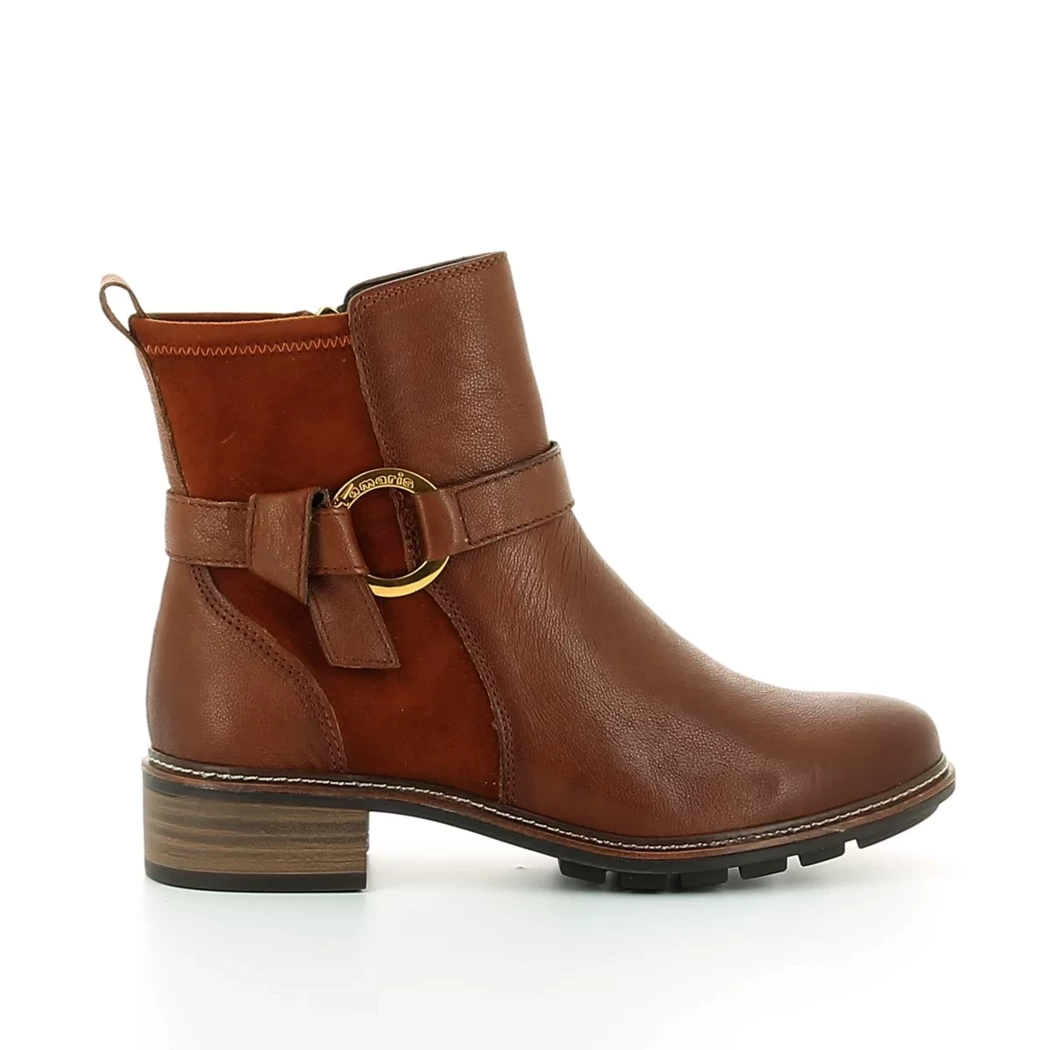 Image (2) de la chaussures Tamaris - Boots Cuir naturel / Cognac en Cuir et textile