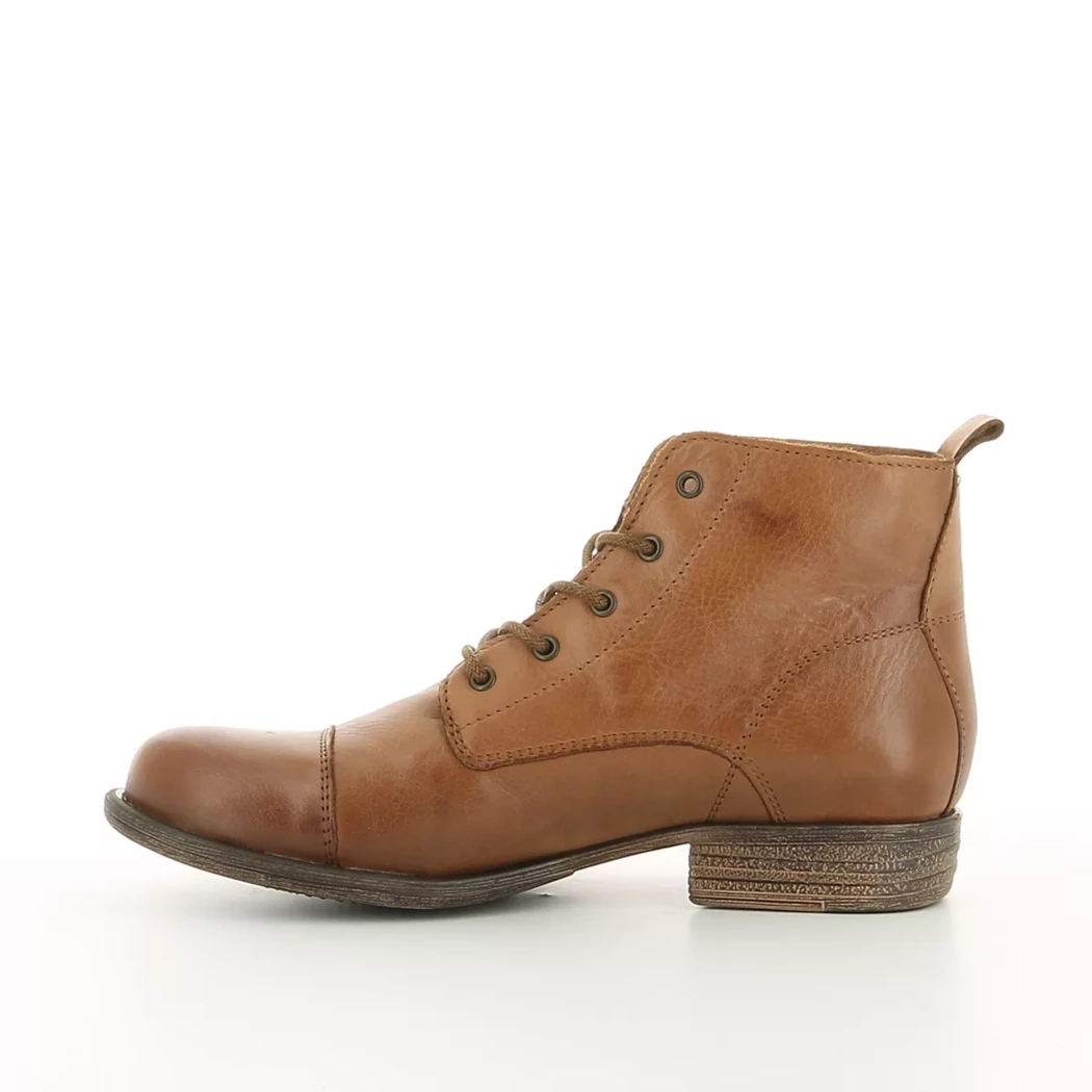 Image (4) de la chaussures PX - Bottines Cuir naturel / Cognac en Cuir