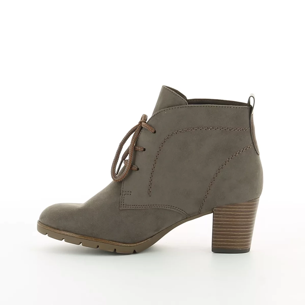 Image (4) de la chaussures Marco Tozzi - Bottines Taupe en Cuir synthétique