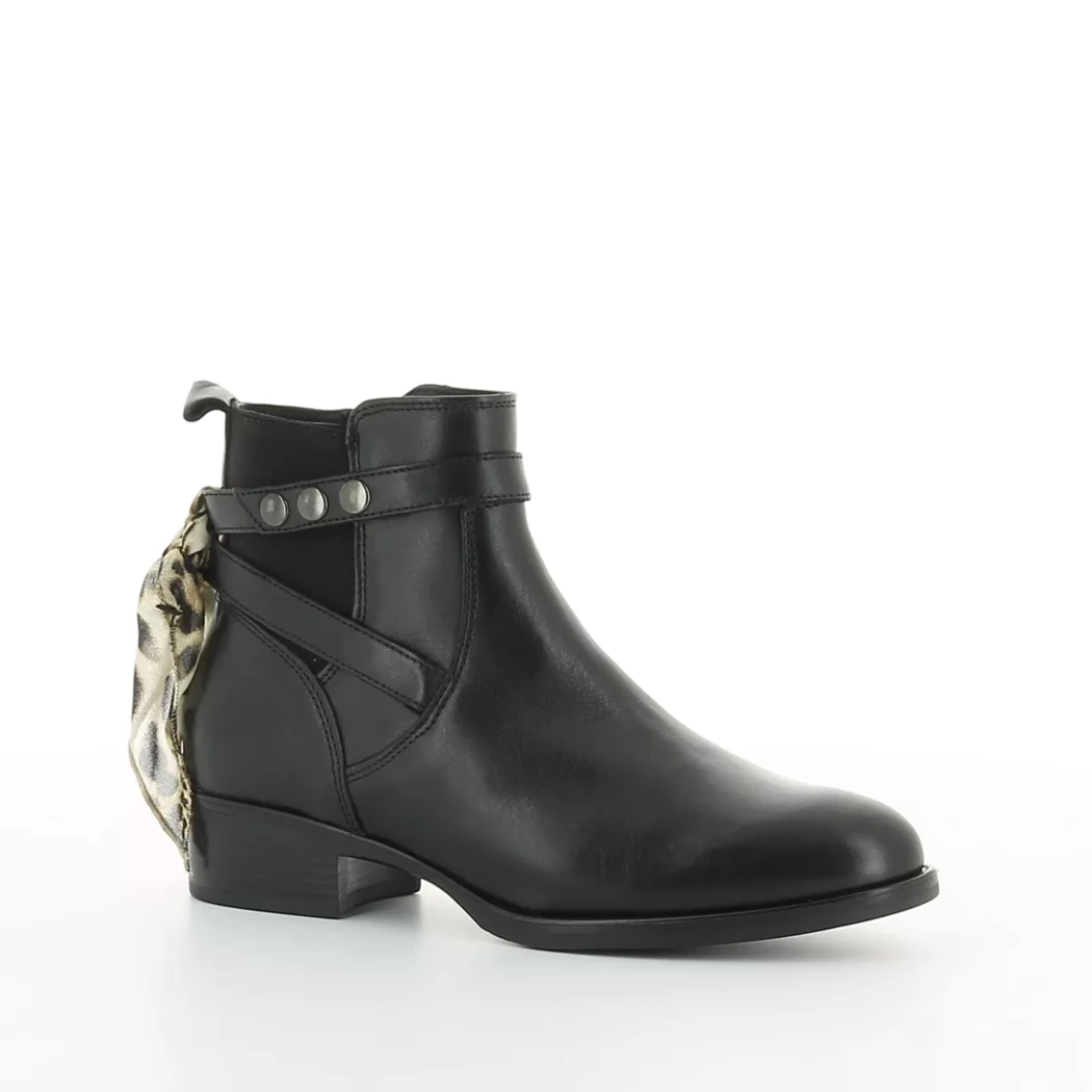 Image (1) de la chaussures Goodstep - Boots Noir en Cuir