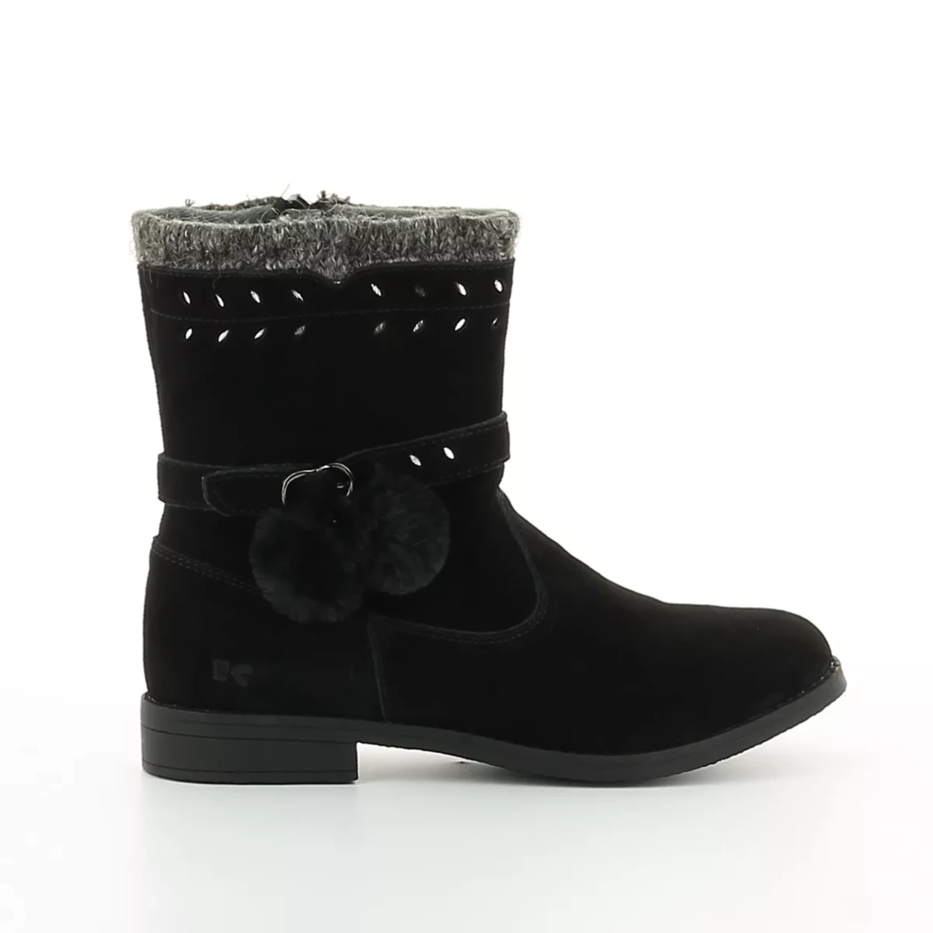 Image (2) de la chaussures Bopy - Boots Noir en Cuir nubuck