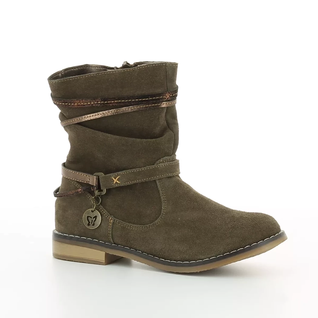 Image (1) de la chaussures Bopy - Boots Taupe en Cuir nubuck