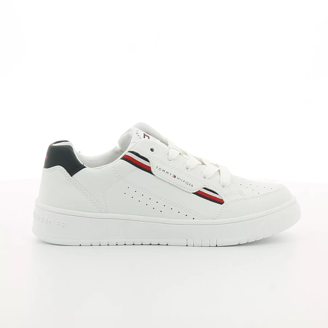 Image (2) de la chaussures Tommy Hilfiger - Baskets Blanc en Cuir synthétique