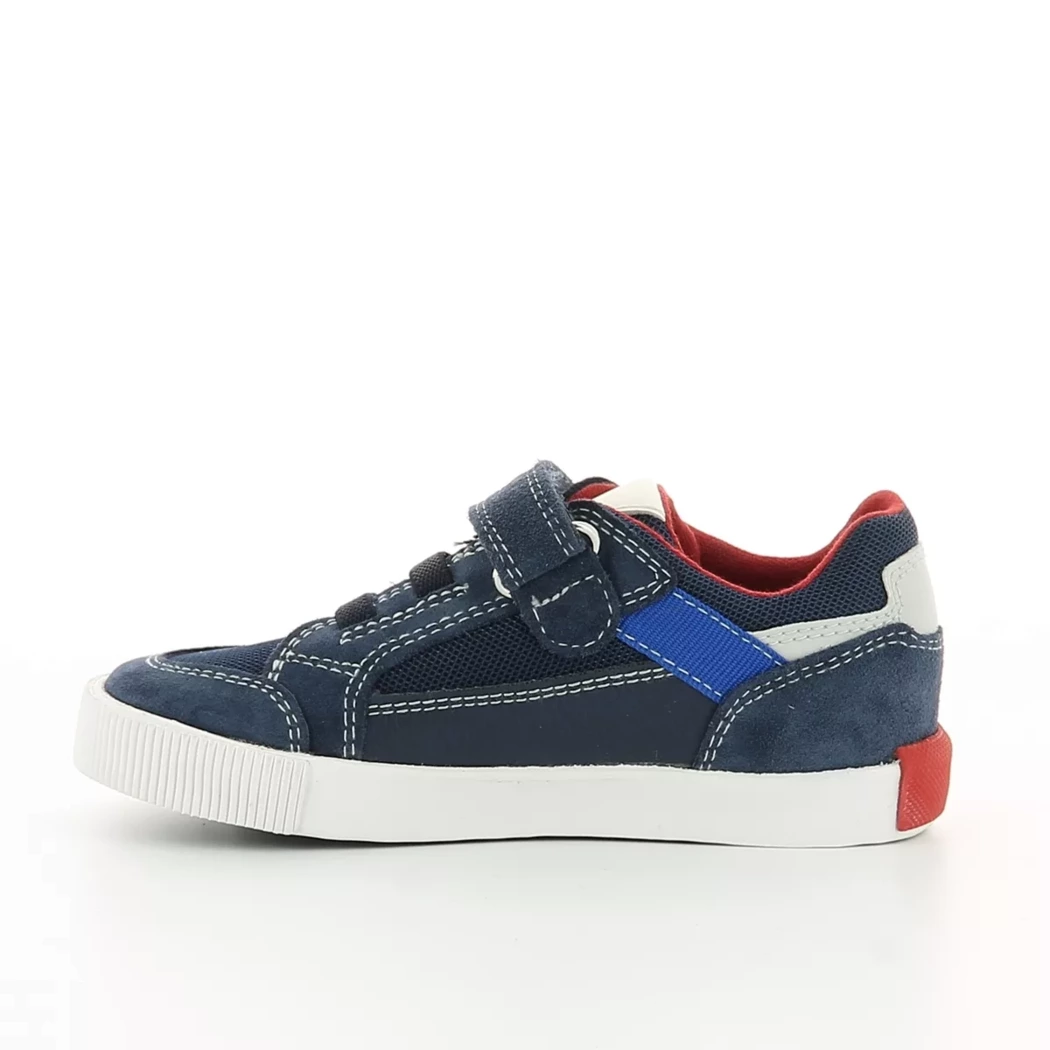 Image (4) de la chaussures Geox - Baskets Bleu en Cuir nubuck