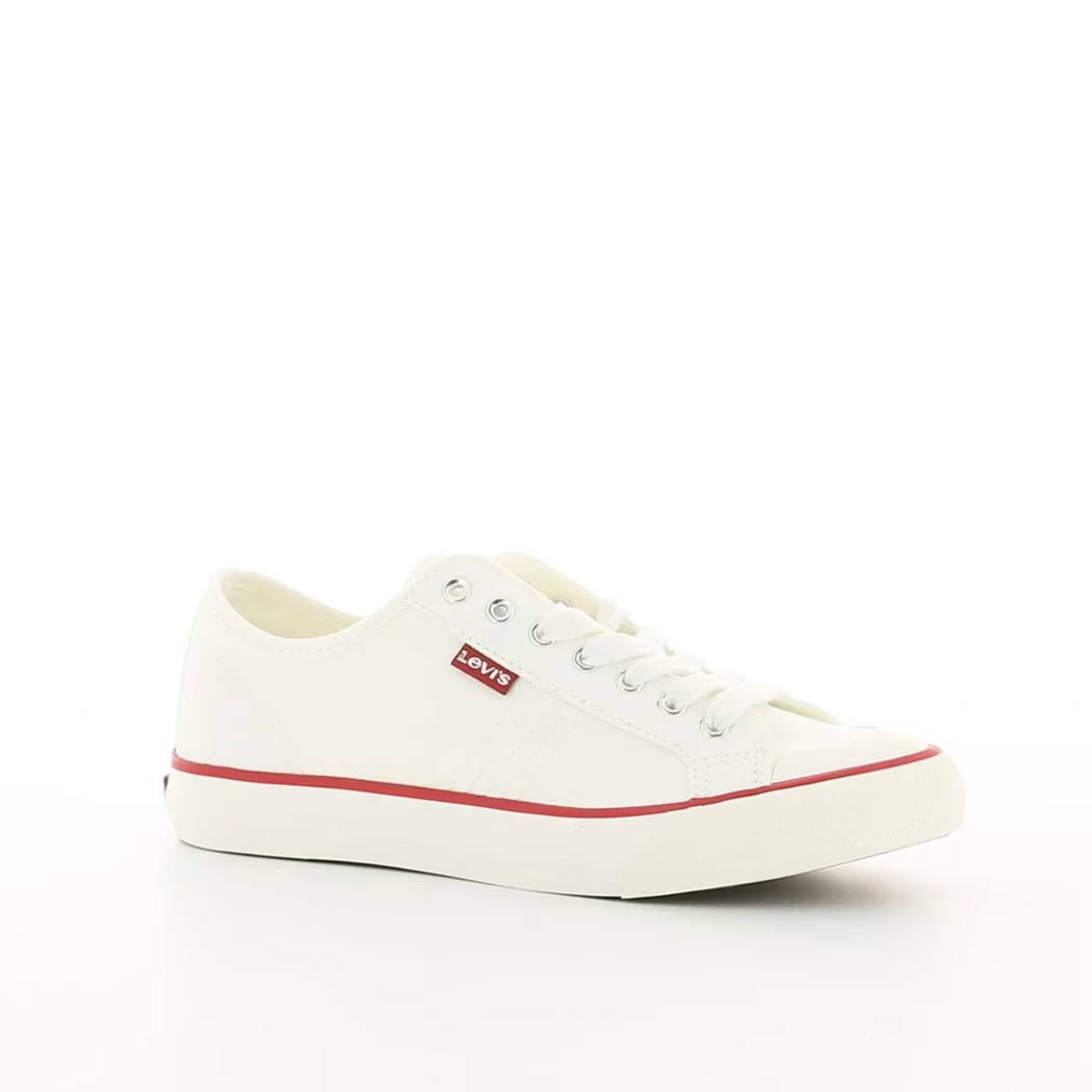 Image (1) de la chaussures Levi's - Baskets Blanc en Textile