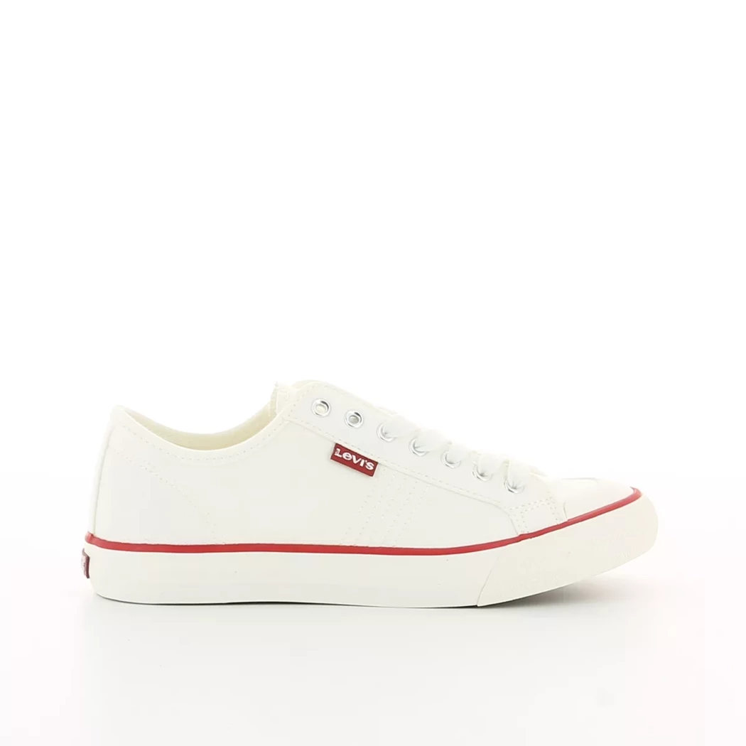 Image (2) de la chaussures Levi's - Baskets Blanc en Textile