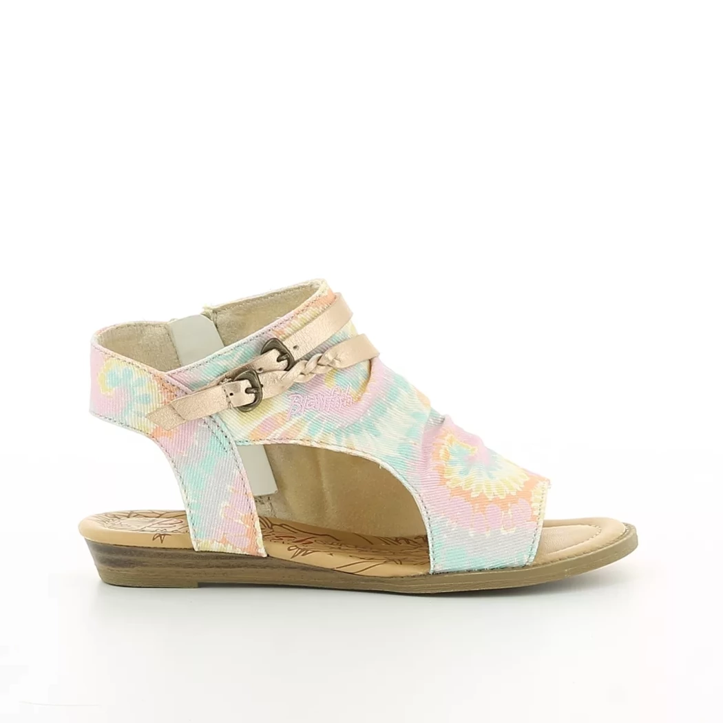 Image (2) de la chaussures Blowfish - Sandales et Nu-Pieds Rose en Textile