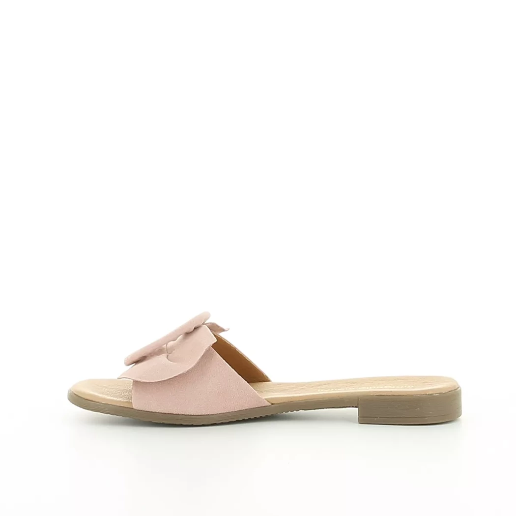 Image (4) de la chaussures Margarita Mariotti - Mules et Sabots Rose en Cuir nubuck