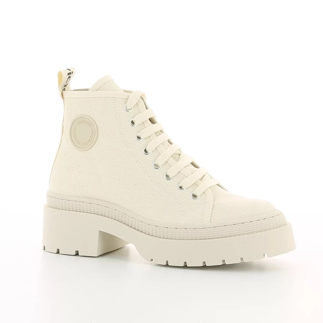 Image (1) de la chaussures Victoria - Bottines Beige en Textile