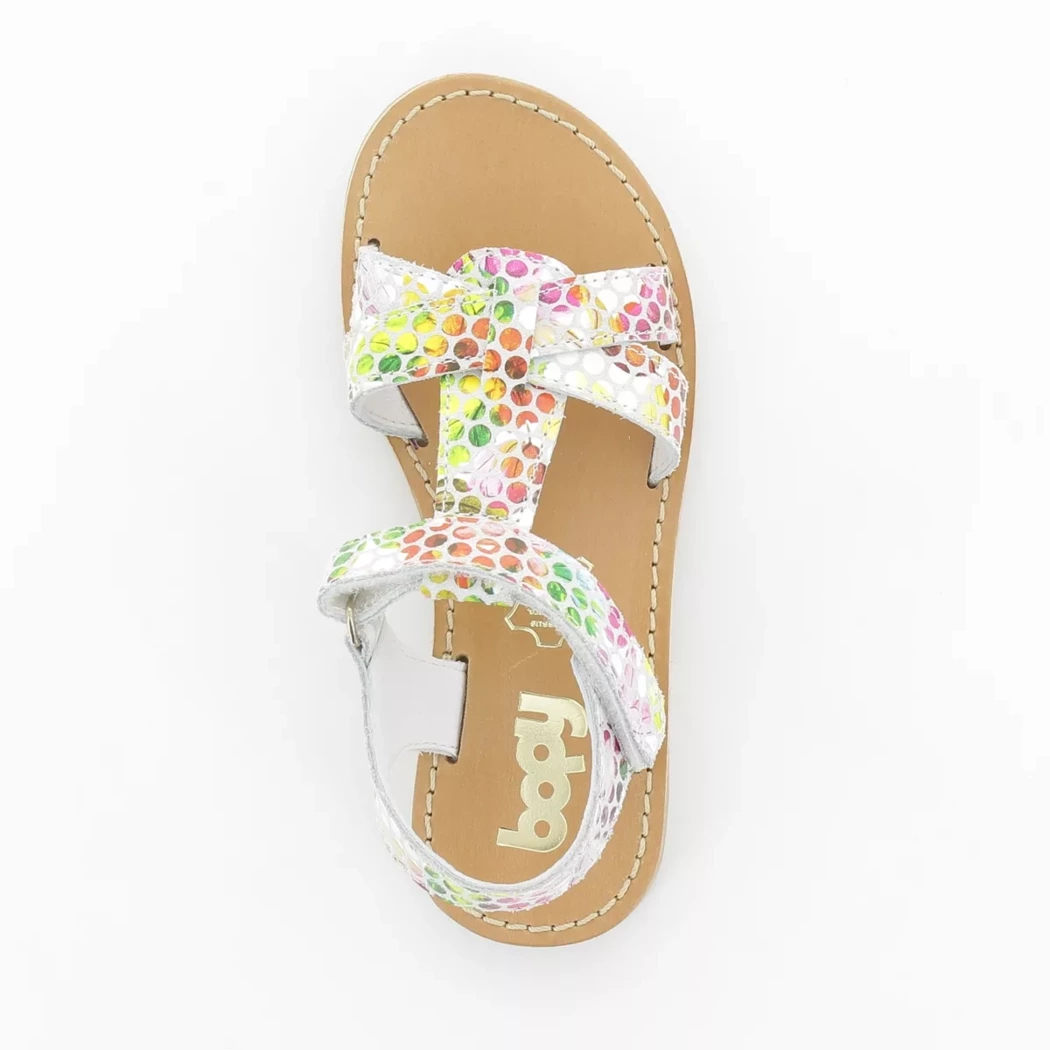 Image (6) de la chaussures Bopy - Sandales et Nu-Pieds Multicolore en Cuir nubuck