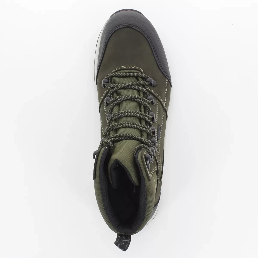 Image (6) de la chaussures Nord Trail - Bottines Vert en Cuir nubuck