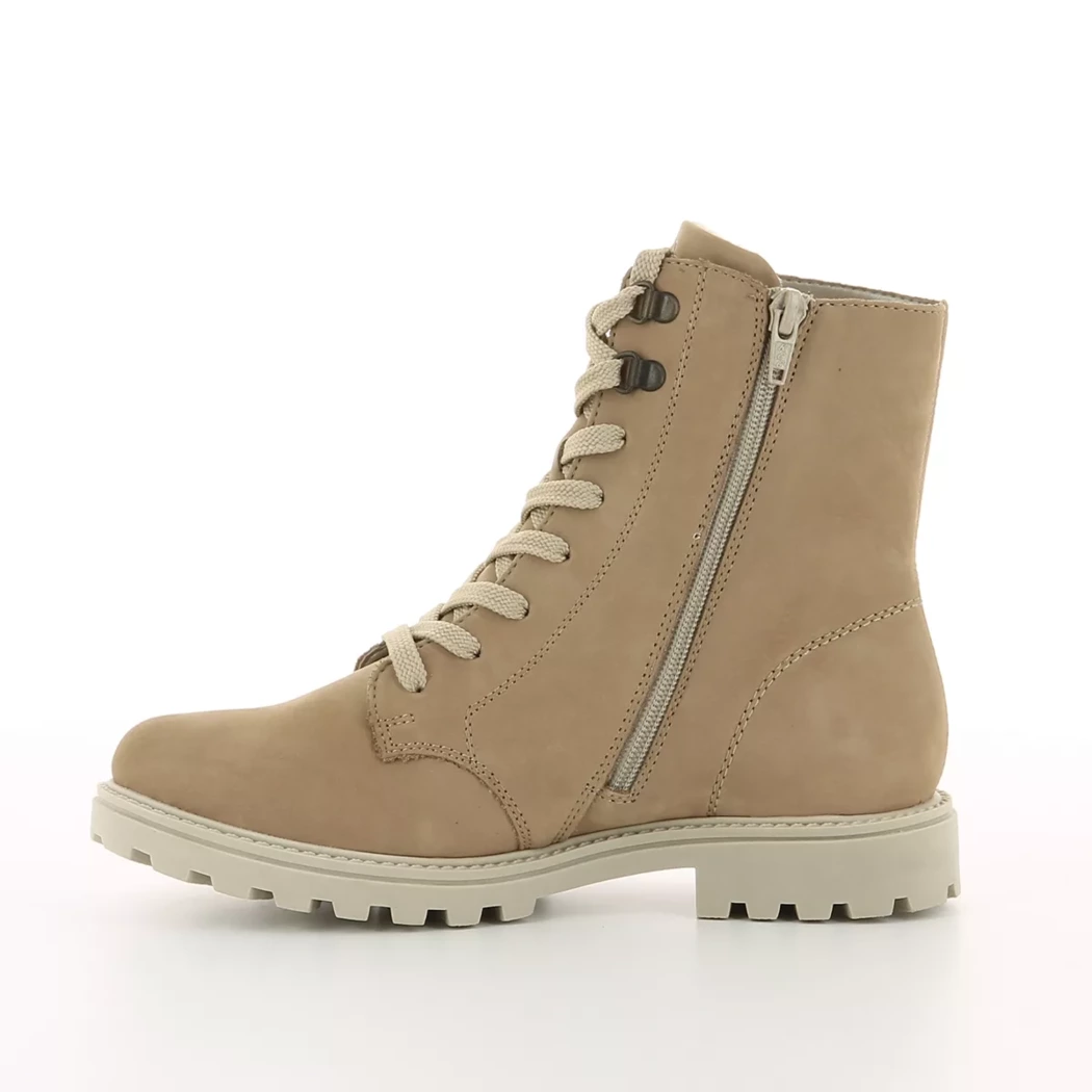 Image (4) de la chaussures Remonte - Bottines Taupe en Cuir nubuck