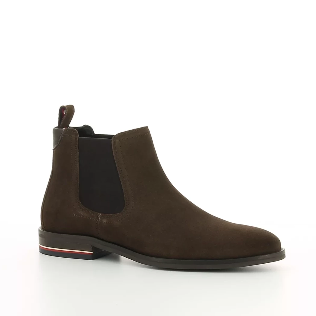 Image (1) de la chaussures Tommy jeans - Boots Marron en Cuir nubuck