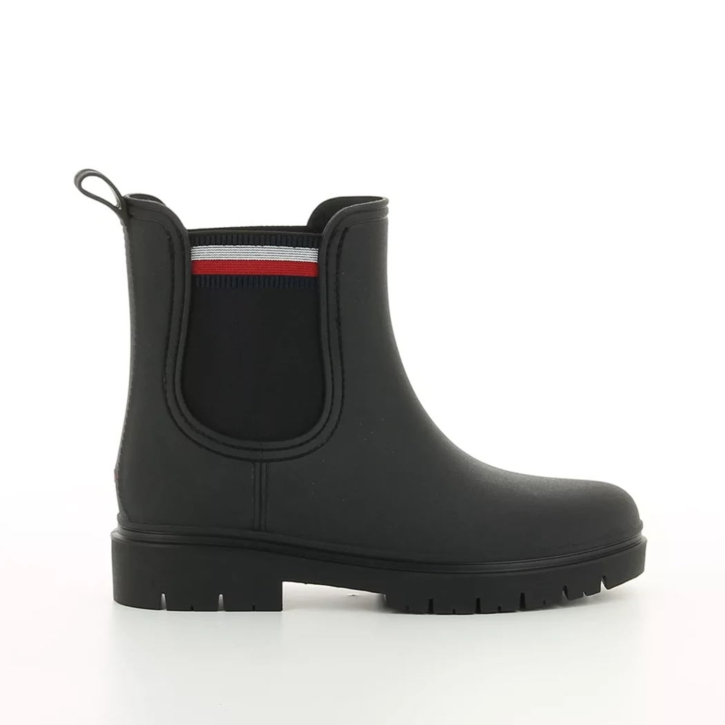 Image (2) de la chaussures Tommy Hilfiger - Boots Noir en Caoutchouc