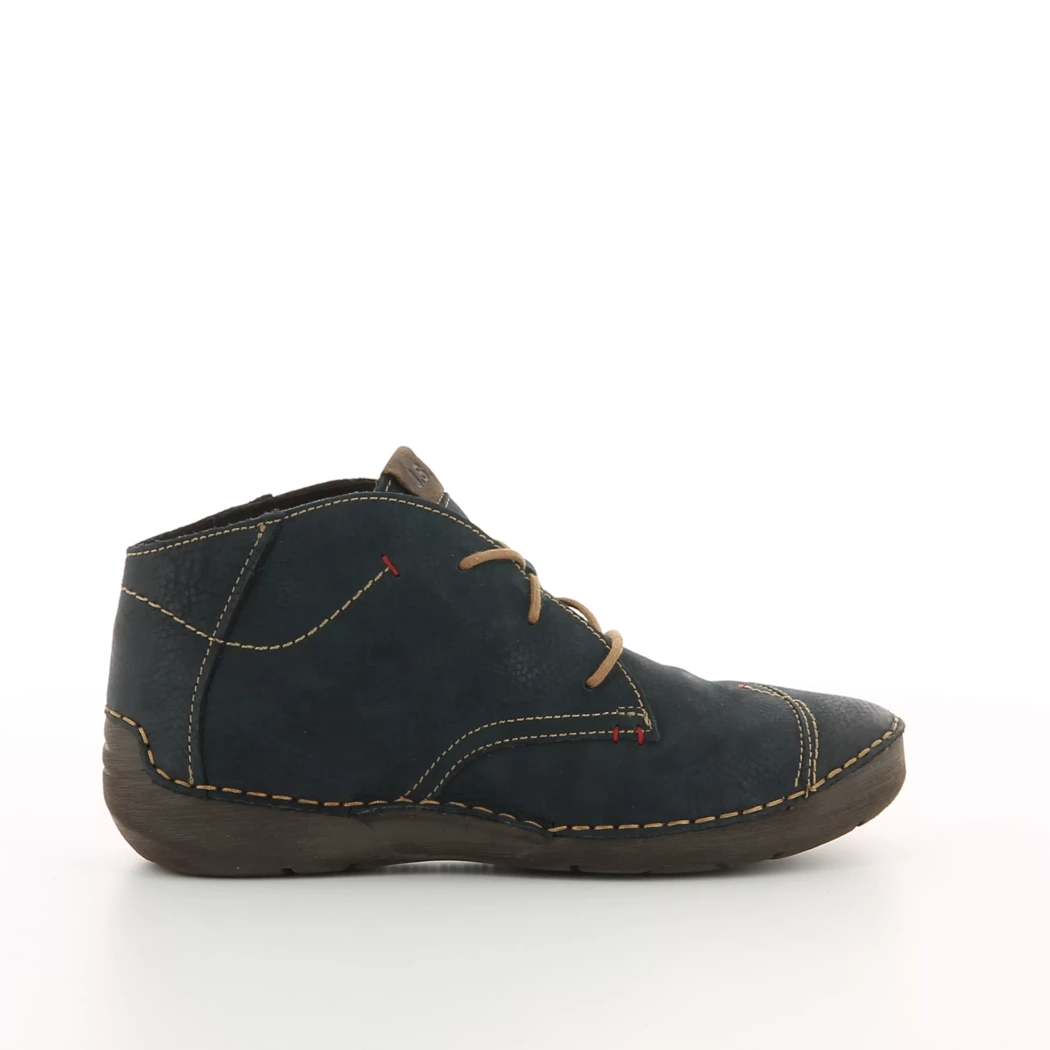 Image (2) de la chaussures Josef Seibel - Bottines Bleu en Cuir