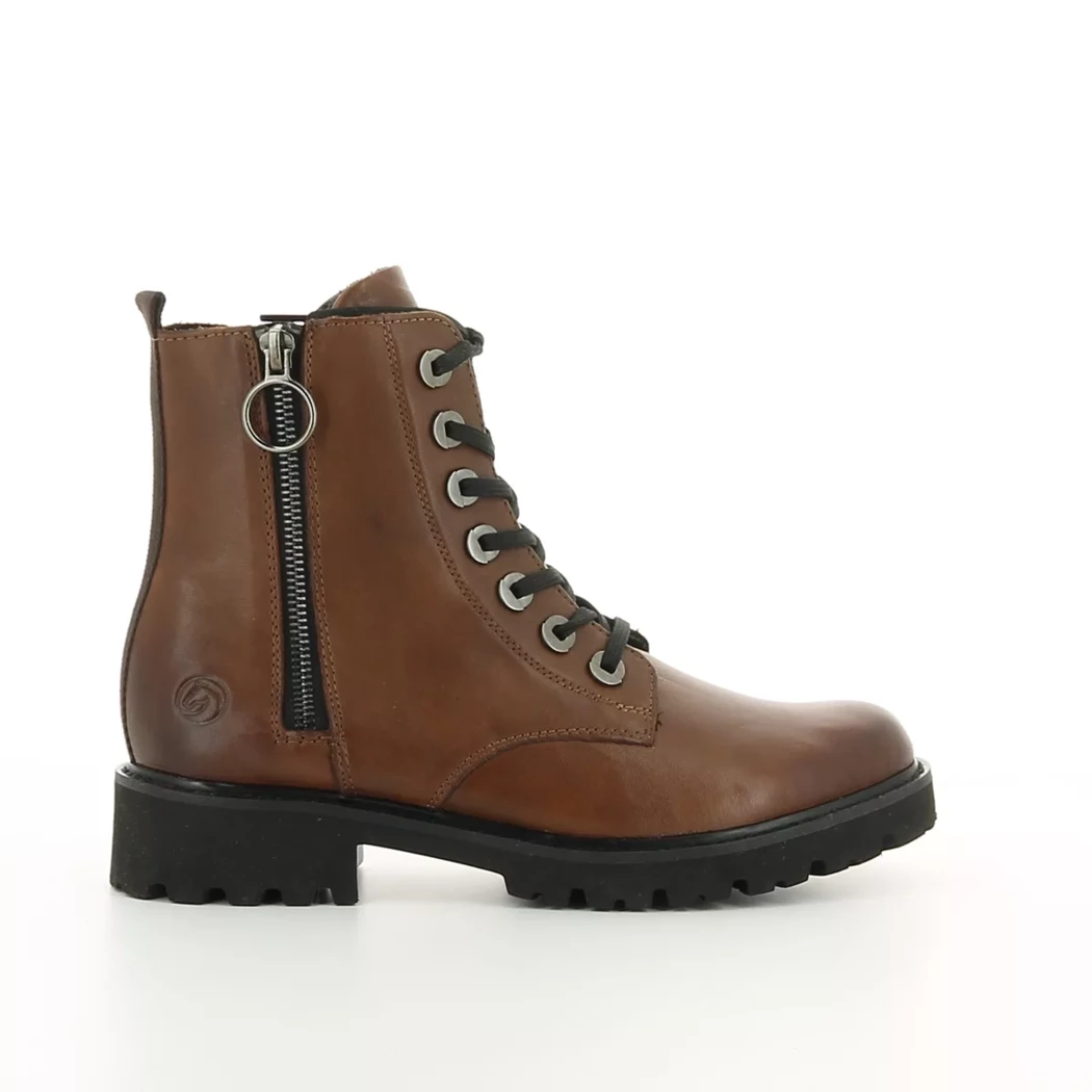 Image (2) de la chaussures Remonte - Bottines Cuir naturel / Cognac en Cuir