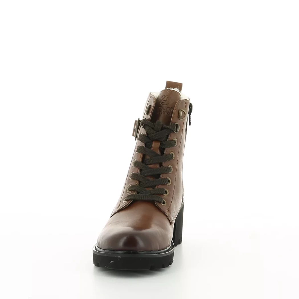 Image (5) de la chaussures Remonte - Bottines Cuir naturel / Cognac en Cuir