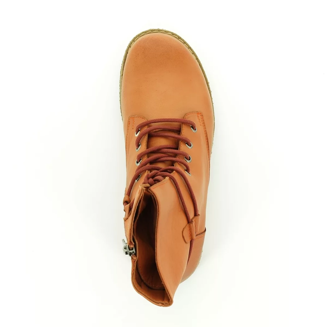 Image (6) de la chaussures Andrea Conti - Bottines Orange en Cuir