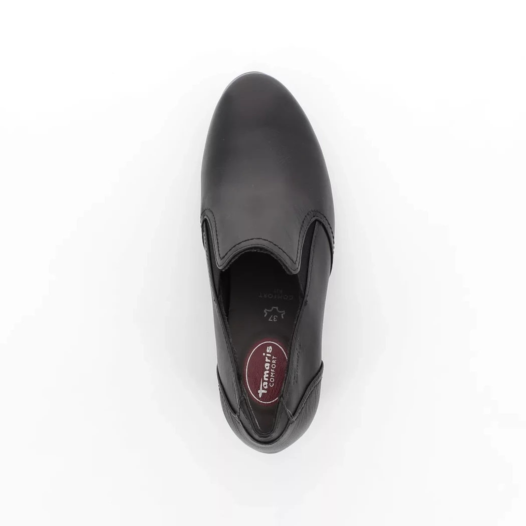 Image (6) de la chaussures Tamaris Comfort - Mocassins Noir en Cuir