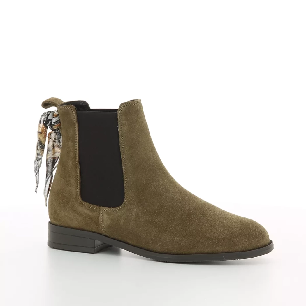 Image (1) de la chaussures Goodstep - Boots Taupe en Cuir nubuck