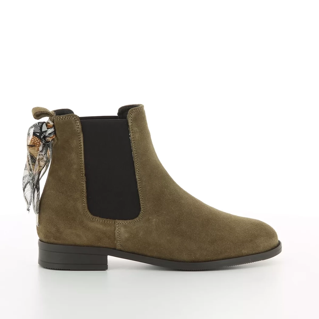 Image (2) de la chaussures Goodstep - Boots Taupe en Cuir nubuck