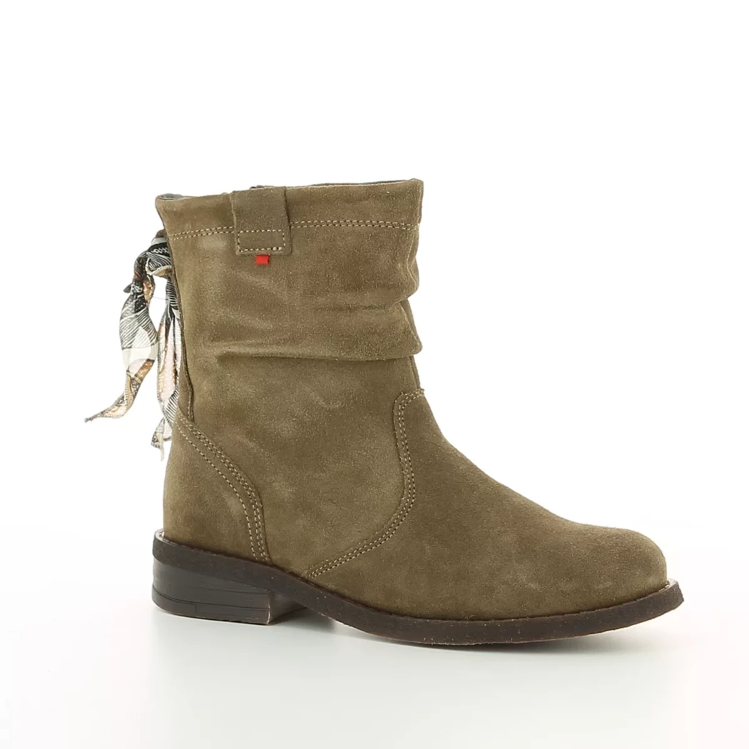 Image (1) de la chaussures Goodstep - Boots Taupe en Cuir nubuck