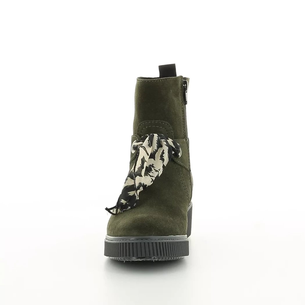 Image (5) de la chaussures Goodstep - Boots Vert en Cuir nubuck