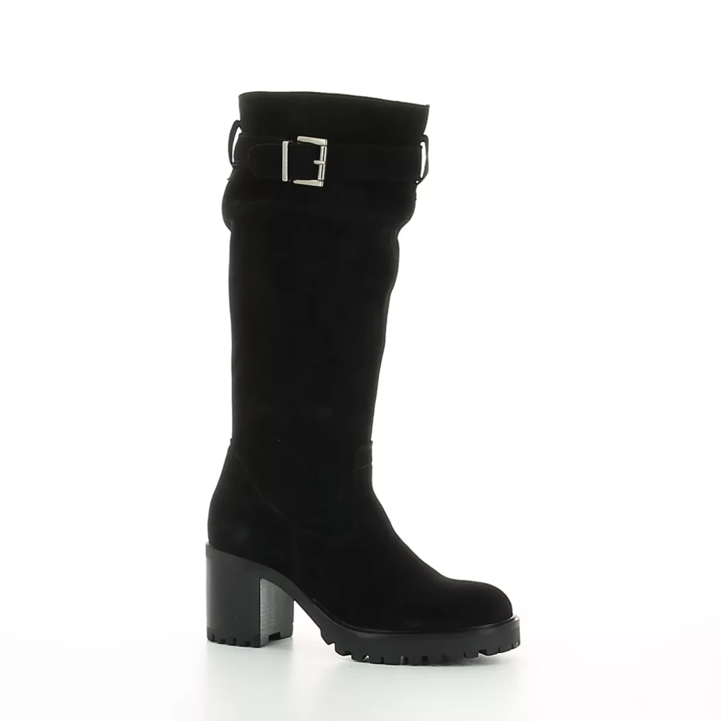 Image (1) de la chaussures Goodstep - Bottes Noir en Cuir nubuck