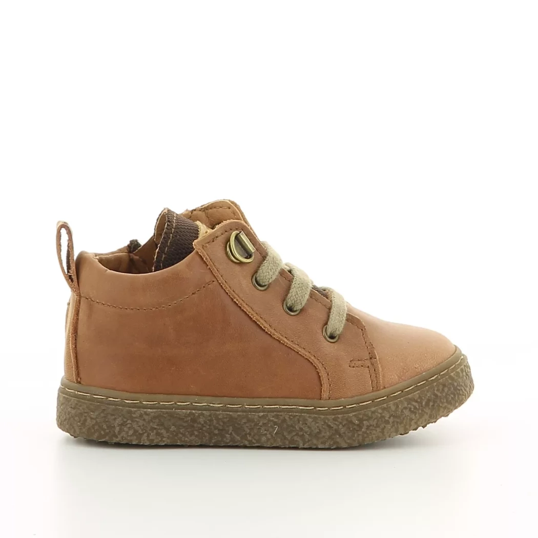 Image (2) de la chaussures Kmins - Bottines Cuir naturel / Cognac en Cuir