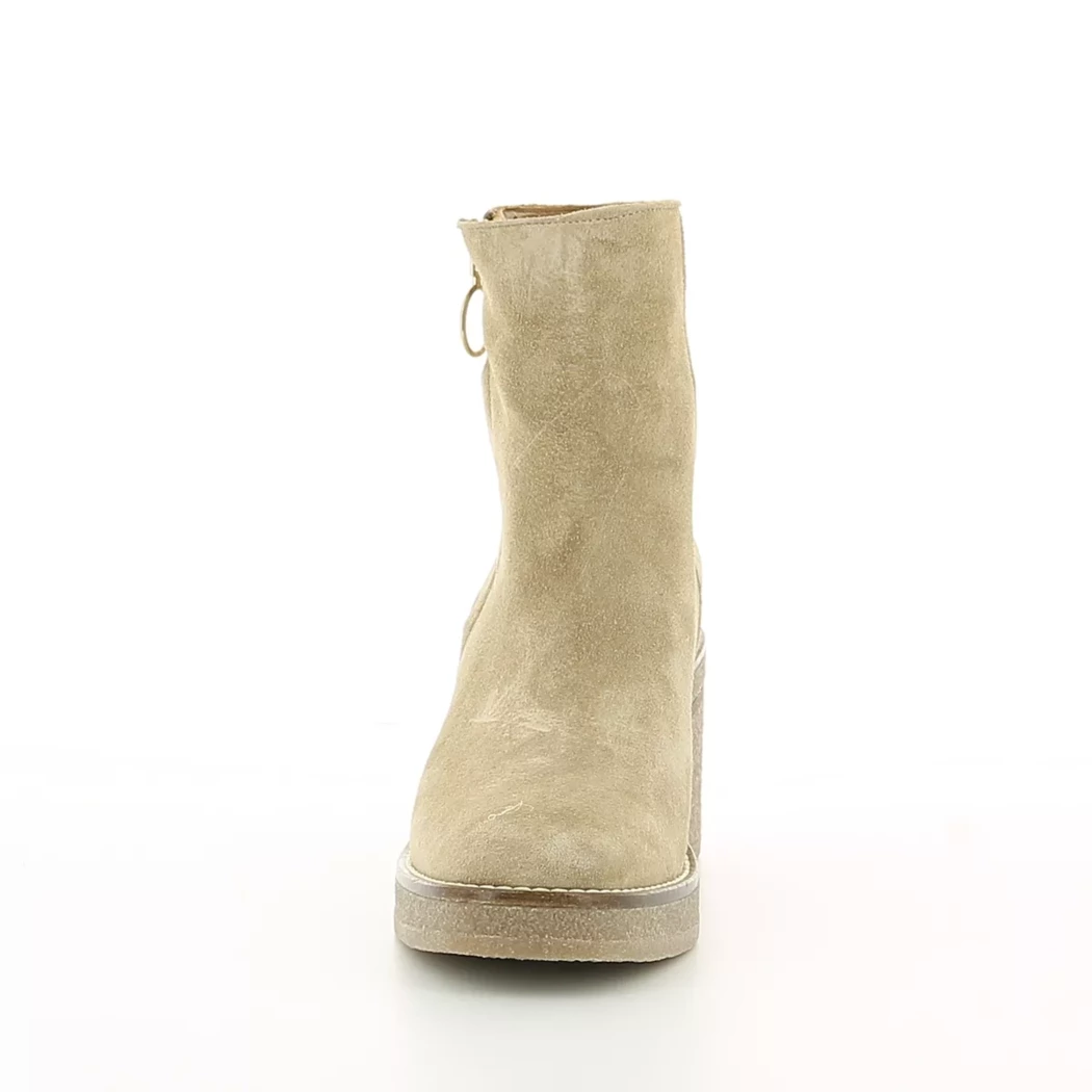 Image (5) de la chaussures Alpe - Boots Beige en Cuir nubuck