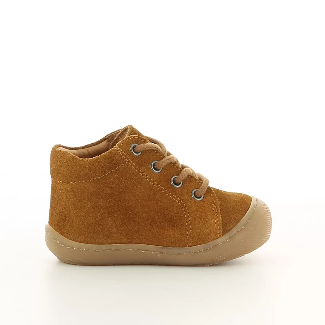 Image (2) de la chaussures Bellamy - Bottines Cuir naturel / Cognac en Cuir nubuck