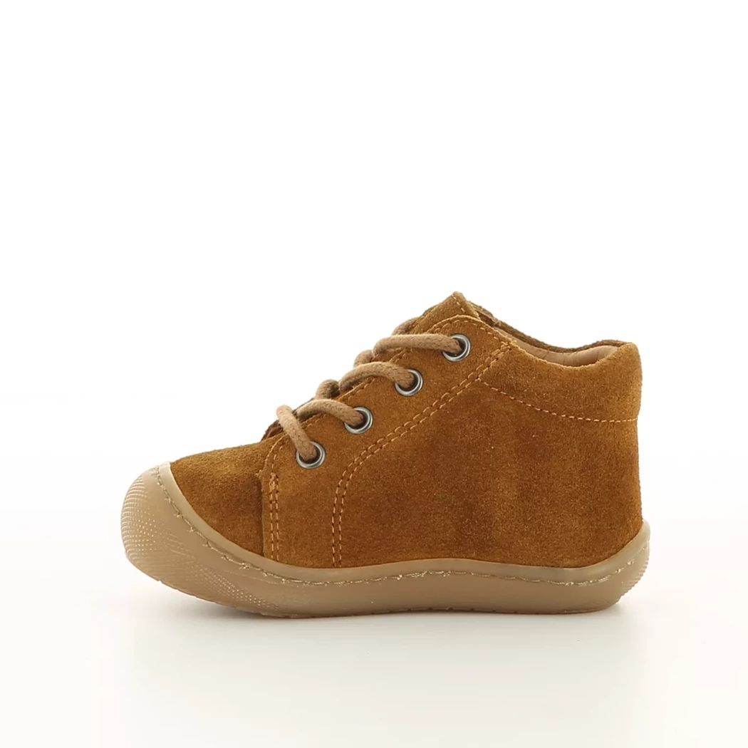 Image (4) de la chaussures Bellamy - Bottines Cuir naturel / Cognac en Cuir nubuck