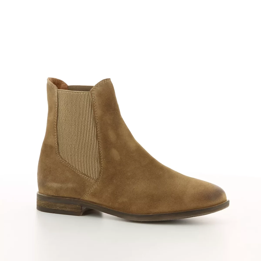 Image (1) de la chaussures Apple of Eden - Boots Taupe en Cuir nubuck