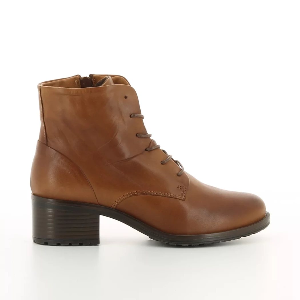 Image (2) de la chaussures Miz Mooz - Bottines Cuir naturel / Cognac en Cuir