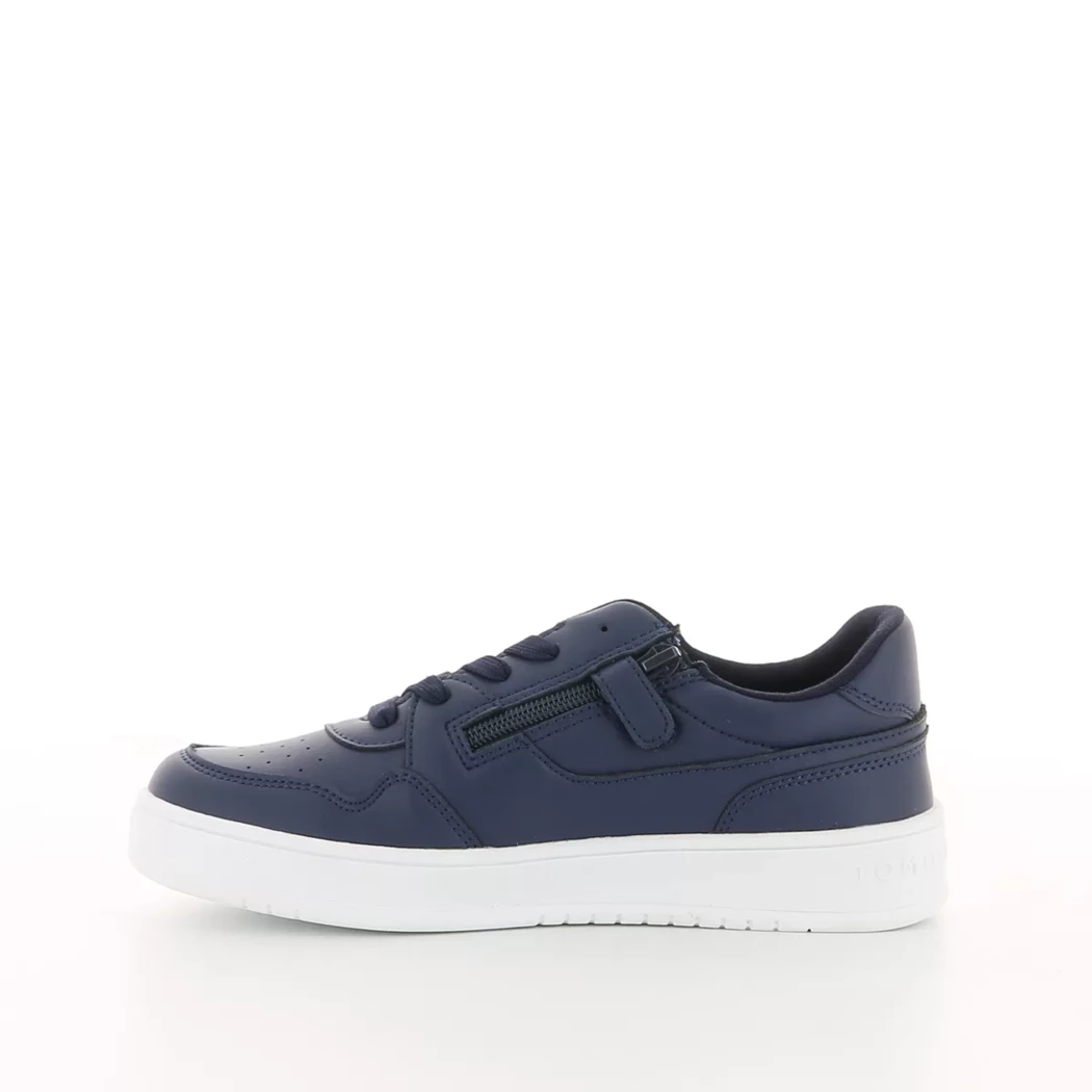 Image (4) de la chaussures Tommy Hilfiger - Baskets Bleu en Cuir synthétique