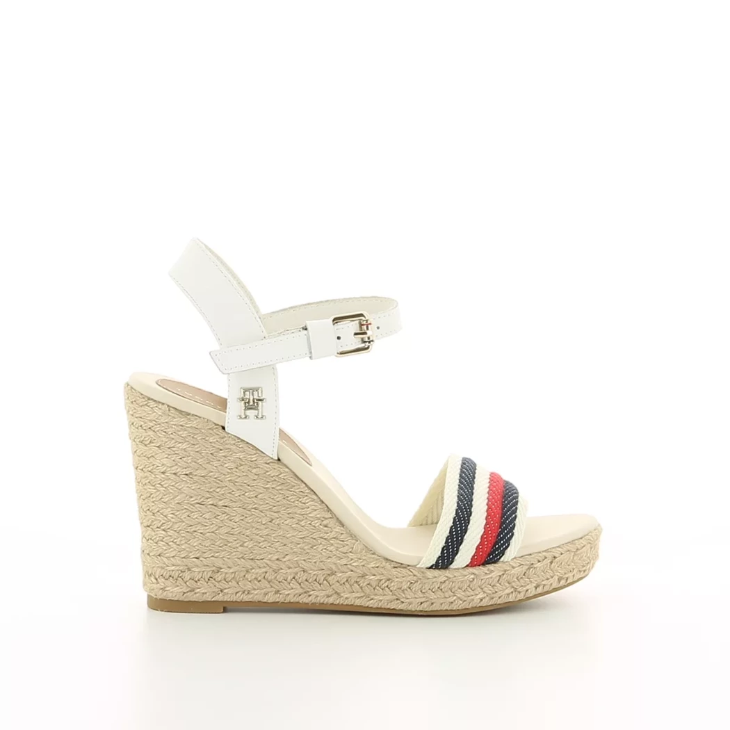 Image (2) de la chaussures Tommy Hilfiger - Sandales et Nu-Pieds Blanc en Textile