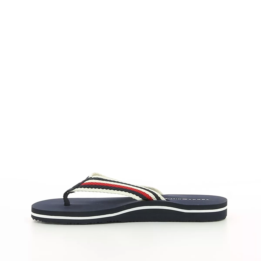 Image (4) de la chaussures Tommy Hilfiger - Tongs et Plage Bleu en Textile