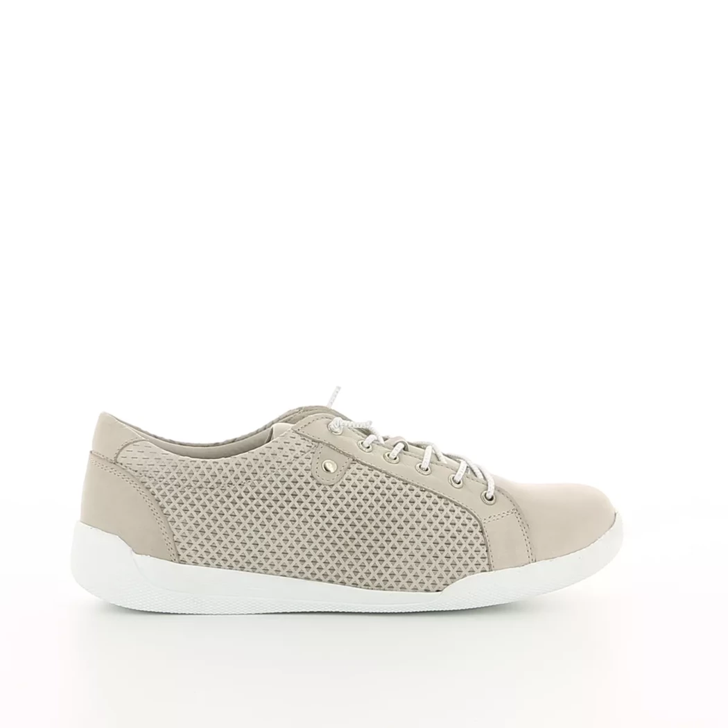 Image (2) de la chaussures Andrea Conti - Baskets Taupe en Cuir