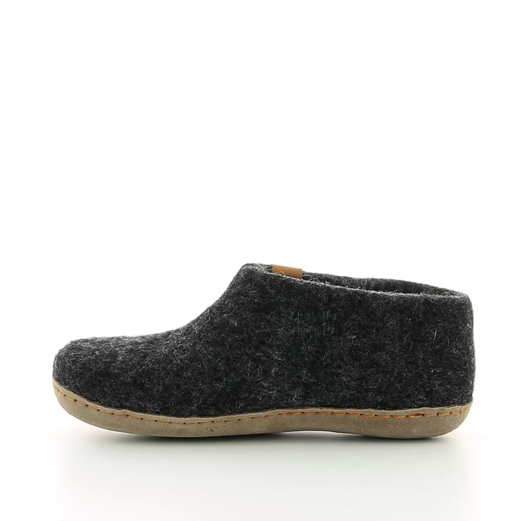 Image (4) de la chaussures Wool - Pantoufles et Chaussons Gris en 