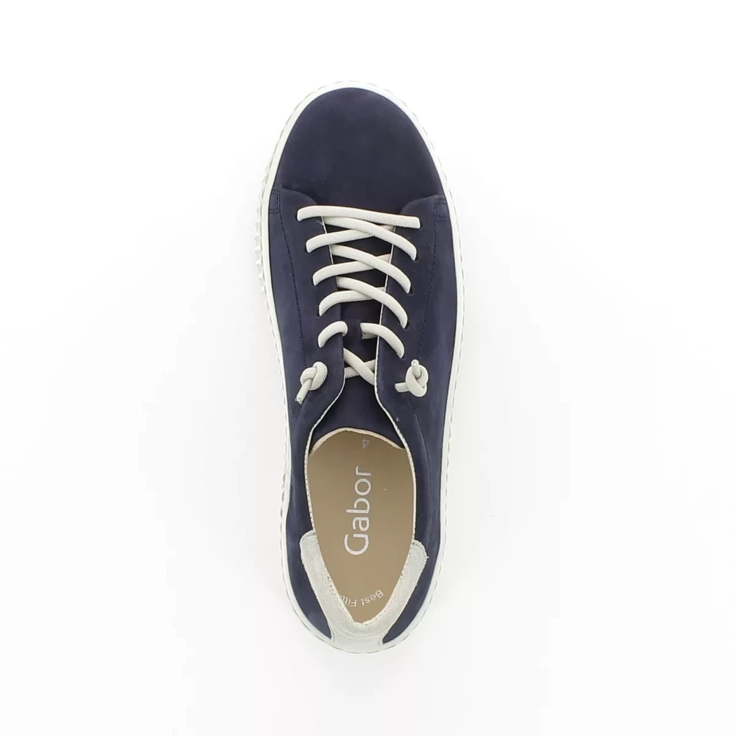 Image (6) de la chaussures Gabor - Baskets Bleu en Cuir nubuck