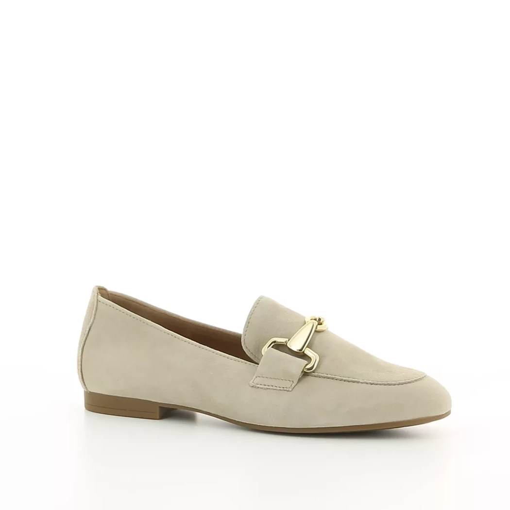 Image (1) de la chaussures Gabor - Mocassins Beige en Cuir nubuck