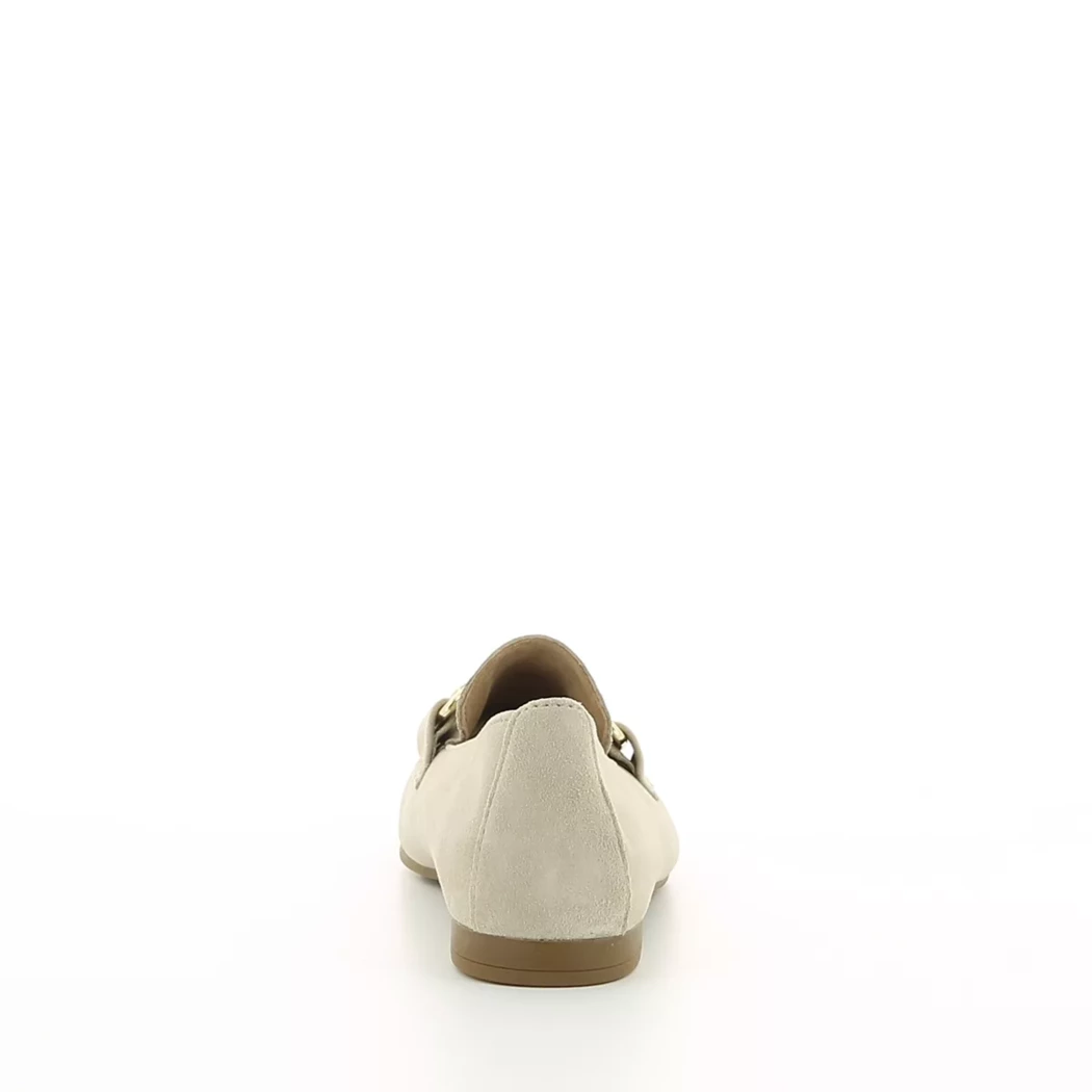 Image (3) de la chaussures Gabor - Mocassins Beige en Cuir nubuck