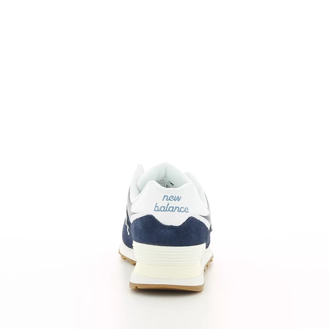 Image (3) de la chaussures New Balance - Baskets Bleu en Cuir nubuck