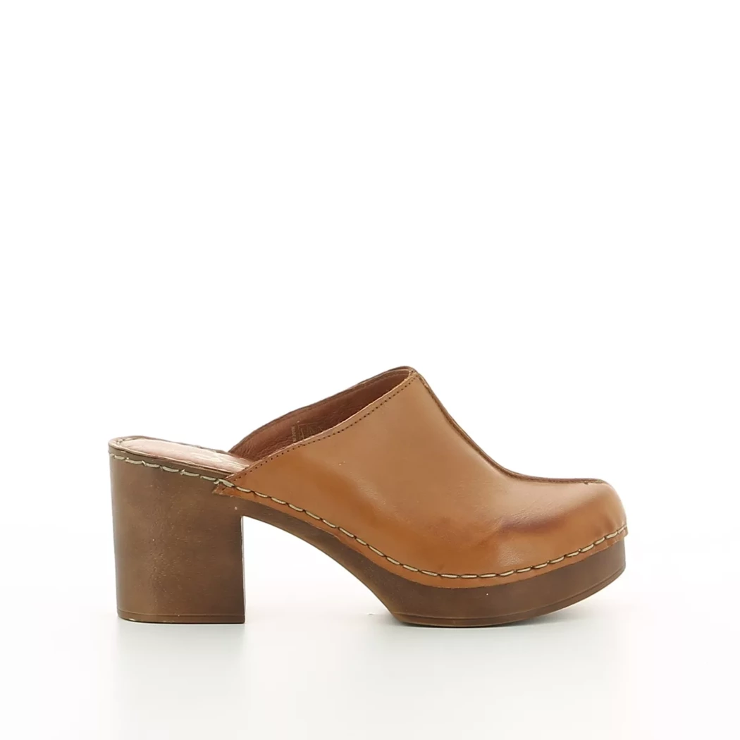 Image (2) de la chaussures Dozo - Mules et Sabots Cuir naturel / Cognac en Cuir